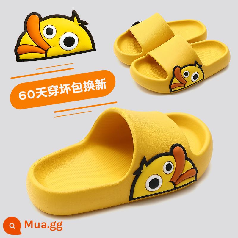 Dép trẻ em Kulomi bé gái mùa hè Sanrio ip chung bồn tắm chống trơn trượt dễ thương cho bé và dép đi trong nhà cho bé gái - màu vàng [vịt nhỏ màu vàng]