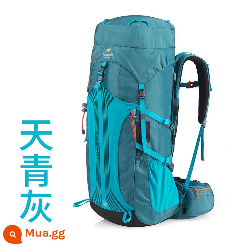 Naturehike Chuyên Nghiệp Đi Bộ Đường Dài Trọng Lượng Nhẹ Túi Leo Núi Nam Cắm Trại Công Suất Lớn Ba Lô Nữ - Màu xám xanh