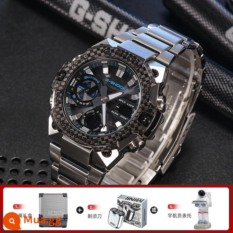 Đồng hồ CASIO nam gshock dập tắt phượng hoàng tim thép bốn thế hệ sáng kiên cường gst-b400 - 12. GST-B400XD-1A2PFT đi kèm hộp quà tặng độc quyền + tai nghe Bluetooth không dây hoặc dao cạo râu