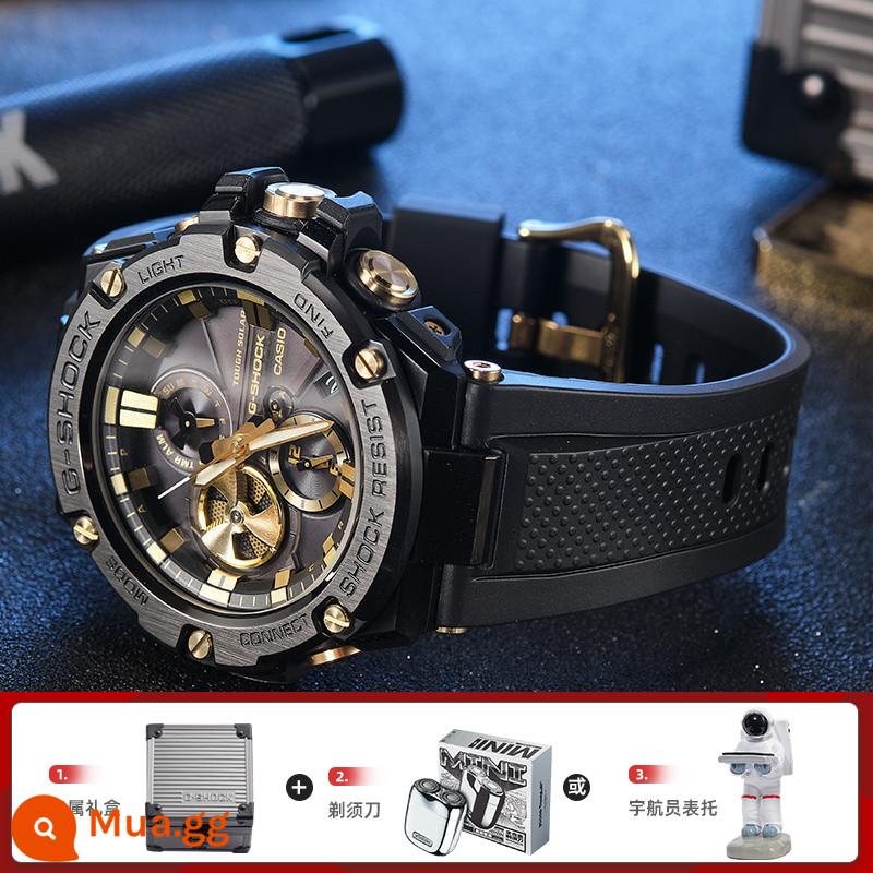 Đồng hồ CASIO nam gshock dập tắt phượng hoàng tim thép bốn thế hệ sáng kiên cường gst-b400 - 6. GST-B100GC-1APRT tặng kèm hộp quà tặng độc quyền + hộp đựng đồng hồ phi hành gia hoặc dao cạo râu