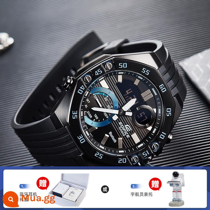 Đồng hồ CASIO nam ánh sáng kiên cường đại dương Ngộ Không trái tim bóng tối phiên bản giới hạn đồng hồ không cơ efr303 mẫu nam - 9. ECB-10YPB-1A [kết nối Bluetooth của điện thoại di động] đi kèm hộp quà tai nghe Bluetooth miễn phí hoặc giá đỡ đồng hồ phi hành gia