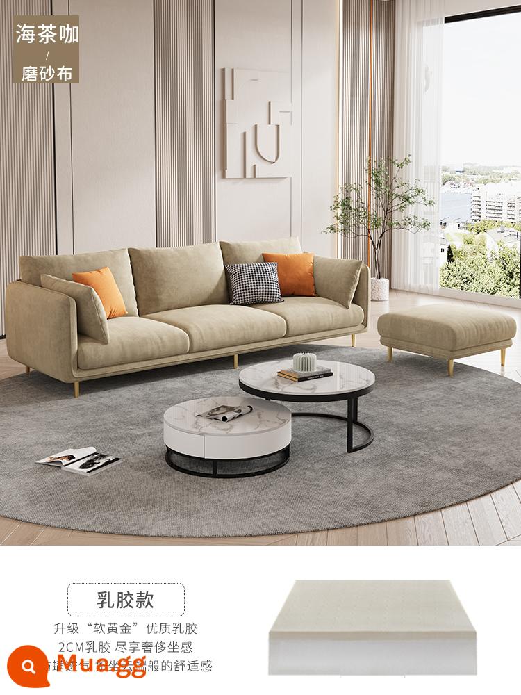 Hiện đại và đơn giản 2021 sofa vải phòng khách mới căn hộ nhỏ Phong cách Bắc Âu nhẹ nhàng sang trọng kết hợp nhà cho thuê - Vải chà Haichaca-[latex]