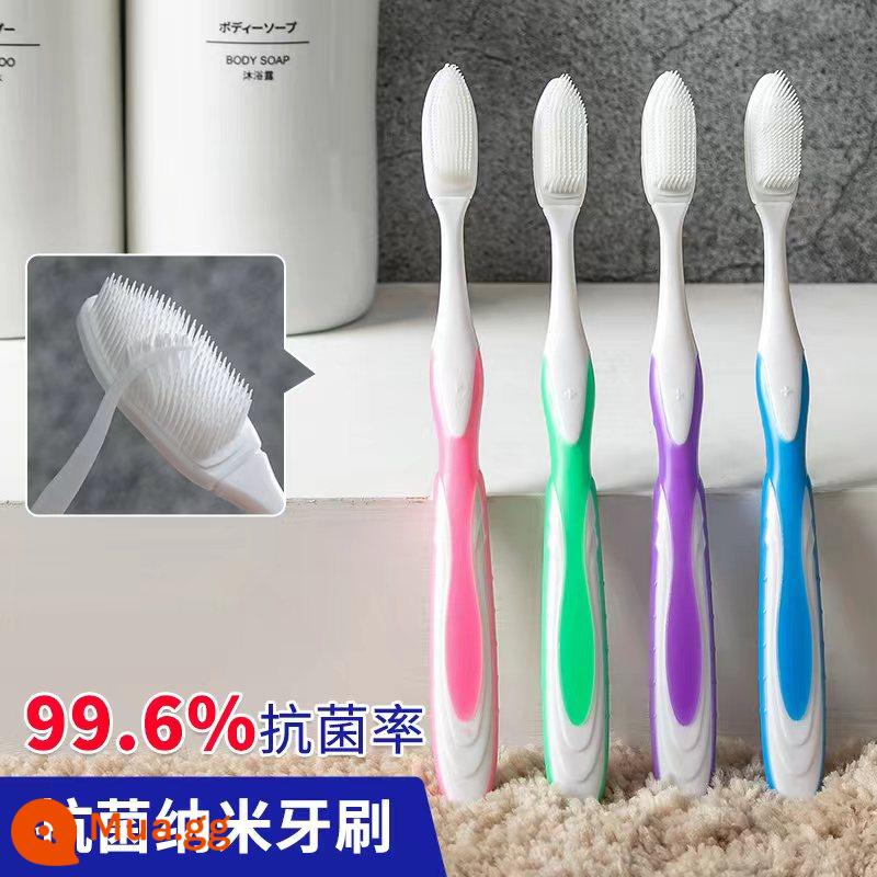 [5-30 miếng] Bàn chải đánh răng Nano lông mềm dành cho người lớn Bao bì độc lập cao cấp nam nữ học sinh cặp đôi trang trí nhà cửa - [Gói 5] Lược nano không làm cong hay rụng tóc