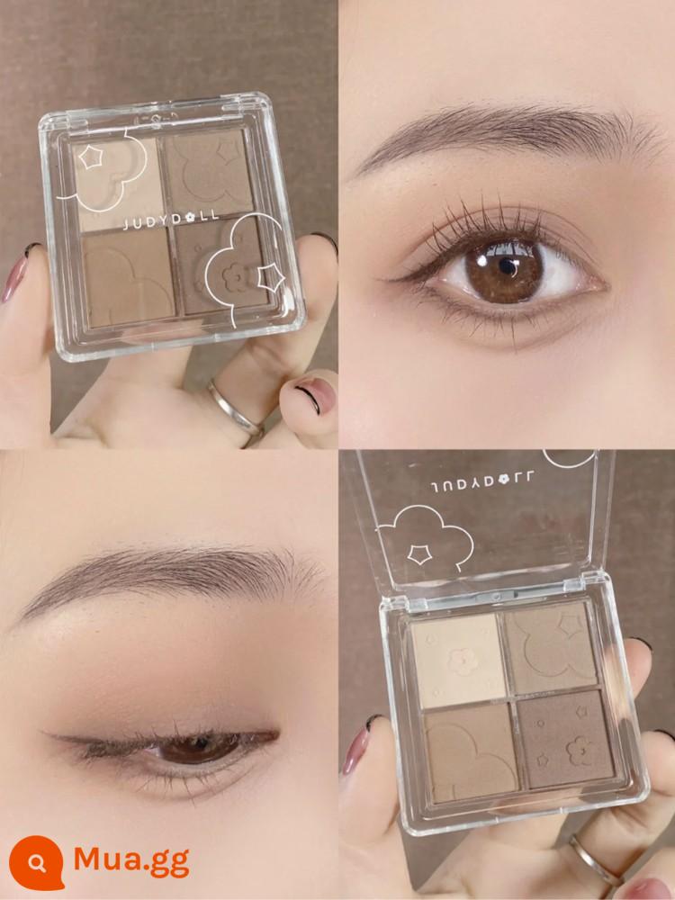 Joocyee Men Màu Eyeshadow Palette Tro Bột Khoai Môn Bùn Bảng Độ Bão Hòa Thấp 4 Màu Giá Trị Cao Xác Thực Chính Thức Flagship Store - 40 Đĩa Yến Mạch Ba Chiều Hoa Cam