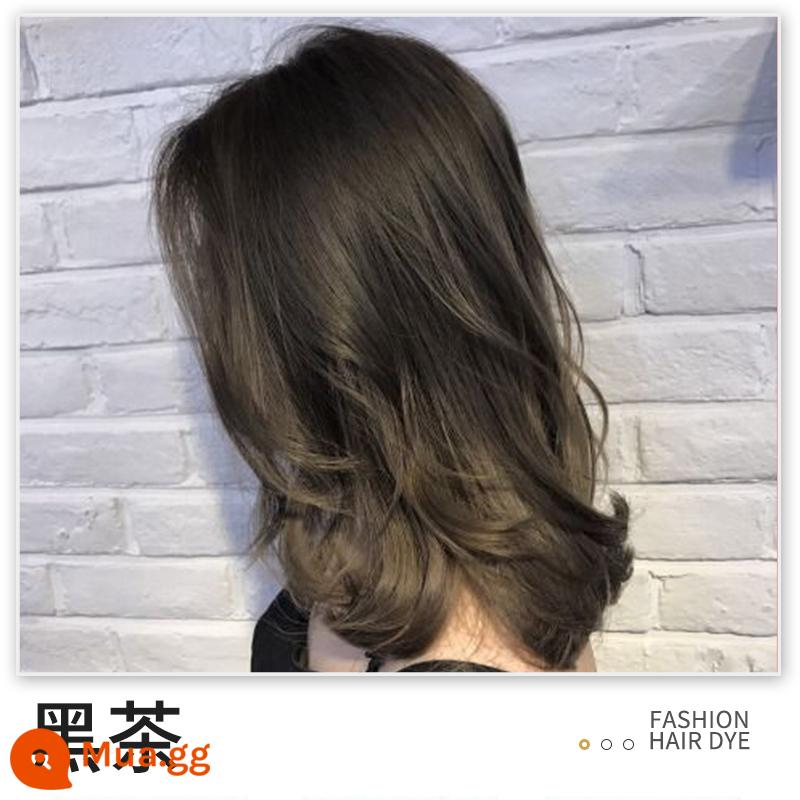 Kem tẩy lông Shimizu bà xám xanh đen trà màu thủy triều đánh bóng khóa màu đồng màu dưỡng salon thuốc nhuộm tóc đặc biệt - Nâu sâm