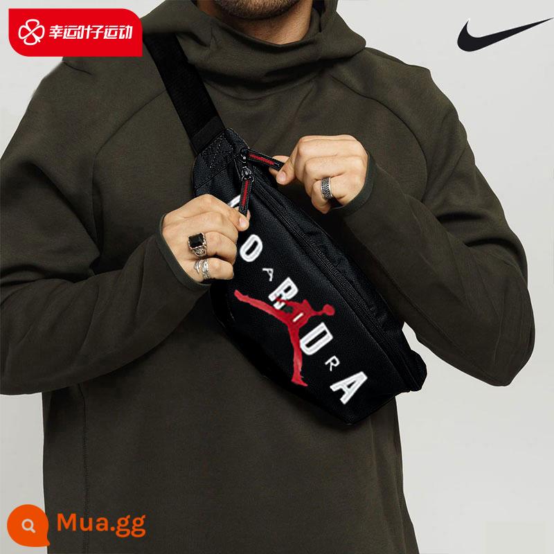 NIKE Túi Messenger Túi nữ Túi nam Mùa xuân Túi ngực mới Túi đeo vai dung tích lớn Túi thể thao Túi thắt lưng Ba lô - JD2143011GS-001/kích thước 40,6 * 10,2 * 15,2cm