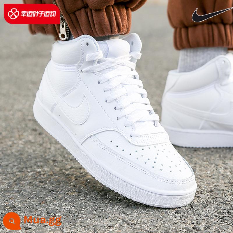 Giày Nike Nike Nữ Mùa Xuân 2023 Mới Trắng Ống Cao Air Force One AF1 Giày Thường DH2943 - Bề mặt da CD5436-100/COURT