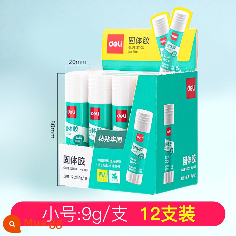 Keo dính mạnh mẽ cỡ lớn 12-21g văn phòng phẩm học sinh hình bút trong suốt chắc chắn 36g keo đặc công suất lớn que sinh viên mẫu giáo handmade thạch keo dính keo đặc độ nhớt cao - 9 gram/gói 12 cái (khuyên dùng tại văn phòng PVA)/