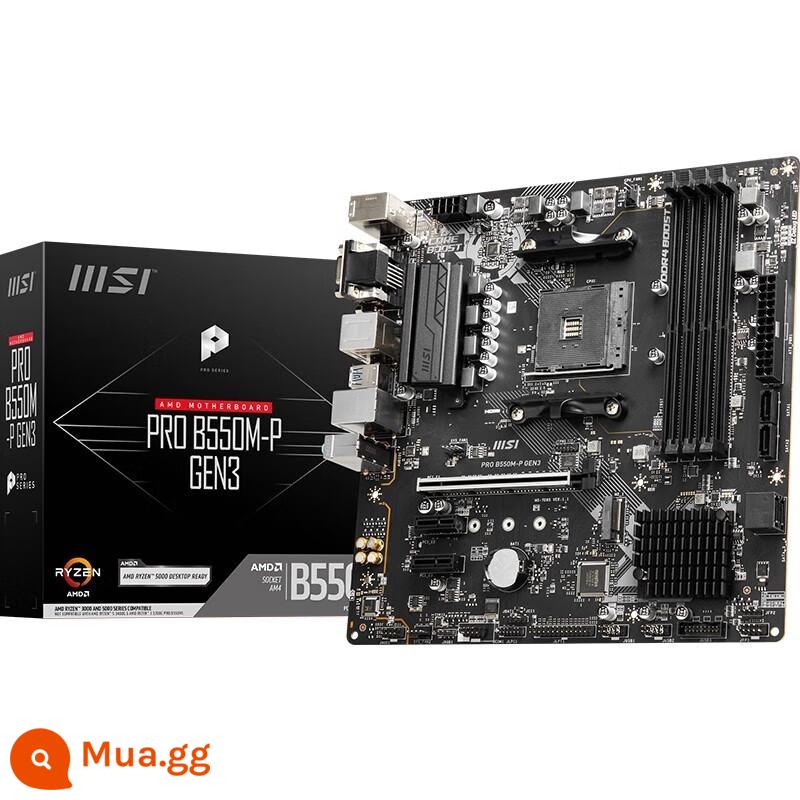 AMD Ryzen mới R3 4100 R5 4500 4600G 5500 5600 R7 5700X 5800X rải rác - MSI PRO B550M-P THẾ HỆ 3