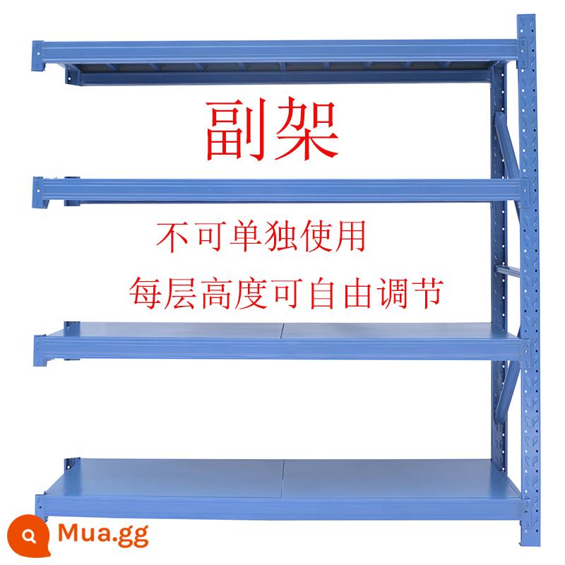 Giá kệ để đồ nhiều tầng giá trưng bày tại nhà giá đỡ đa năng tháo rời kho khung sắt chịu lực - Bốn lớp khung phụ màu xanh