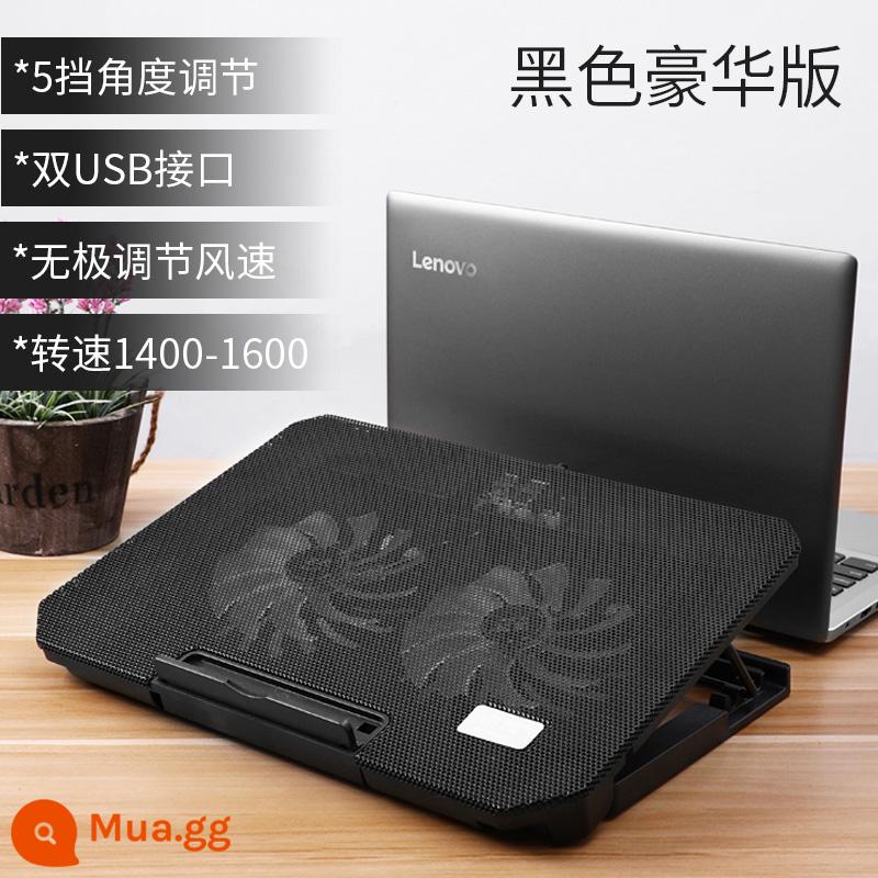 Đế tản nhiệt dòng Lenovo Xiaoxin phù hợp cho máy tính xách tay Máy tính không khí Xiaoxin 15,6 inch 14 làm mát IdeaPad siêu mỏng 15 thủy triều 7000 bo mạch khung chuyên nghiệp bên ngoài 13 quạt 510s - Đen [Phiên bản cao cấp]