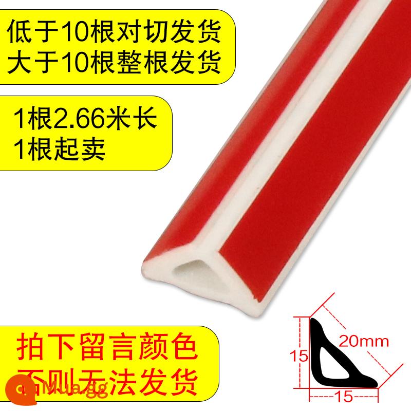 PVC đường góc bên trong đường tam giác nhựa SPC sàn gỗ rắn dải áp lực khóa tủ quần áo hình vòng cung dải cạnh tự dính - Băng keo hai mặt kích thước nhỏ 2,66m vui lòng ghi chú màu sắc