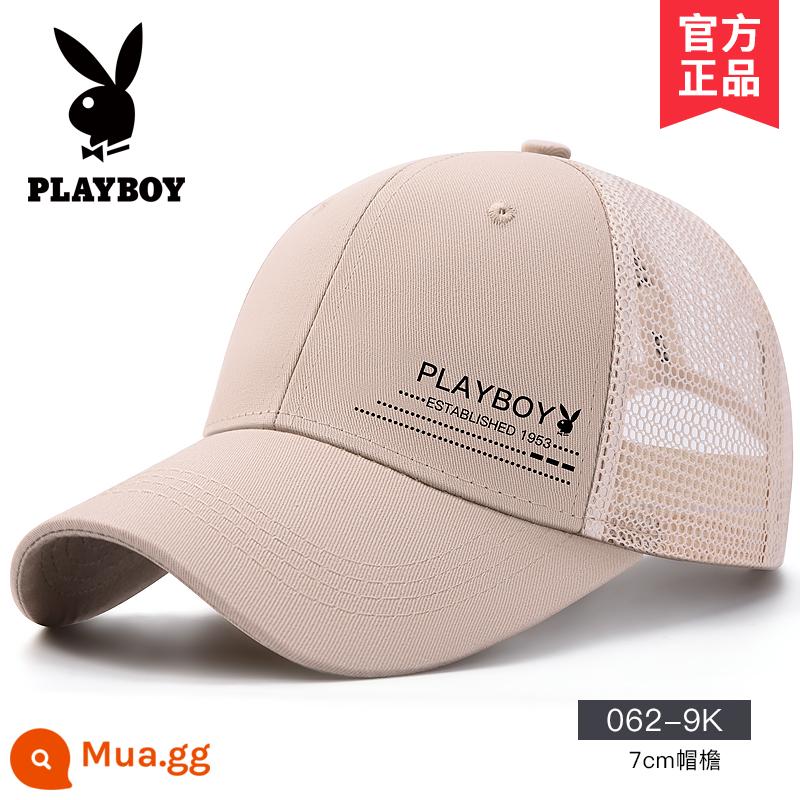 Nón Playboy nam mùa hè mũ bóng chày che nắng mùa hè thương hiệu sành điệu đỉnh cao nón lưỡi trai chống nắng che nắng cao cấp mỏng - [Nửa lưới tiêu chuẩn]062-9K