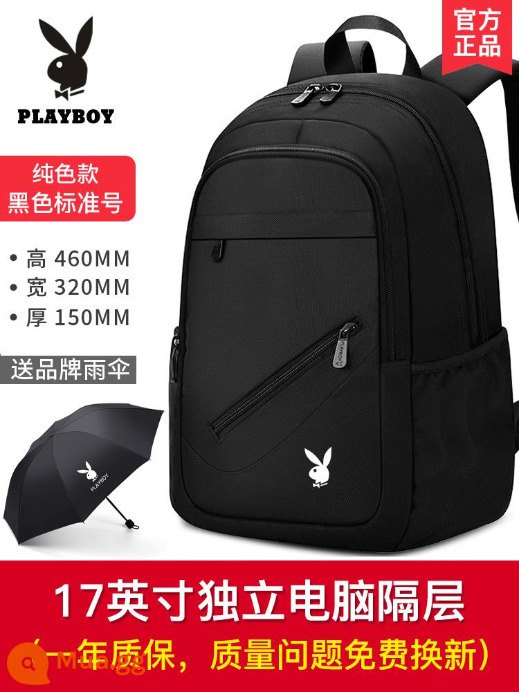 Ba lô Playboy nam sức chứa lớn học sinh cấp 2 cặp học sinh cấp 3 xu hướng thời trang ba lô máy tính sinh viên đại học - Kiểu 4 [Dung lượng lớn 17 inch] [Ô miễn phí]