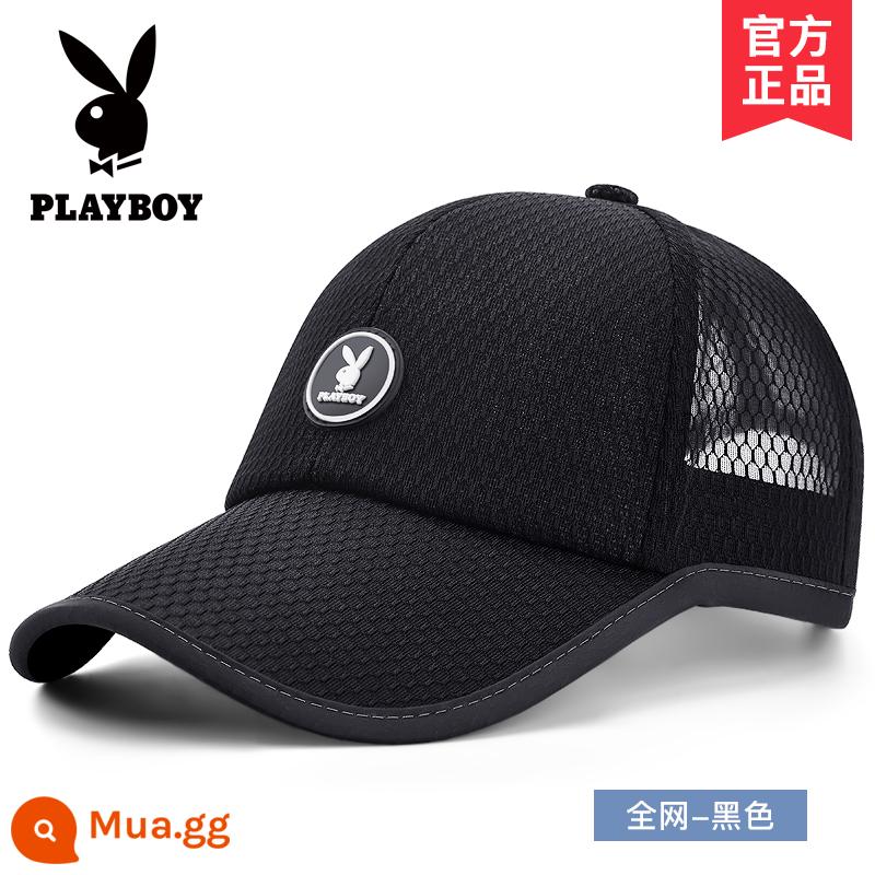 Nón Playboy nam mùa hè mũ bóng chày che nắng mùa hè thương hiệu sành điệu đỉnh cao nón lưỡi trai chống nắng che nắng cao cấp mỏng - [Lưới mái hiên dài]125-9B