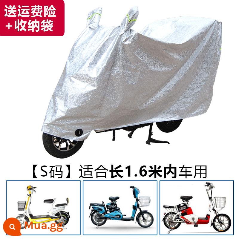 Áo che mưa xe ba bánh chạy điện, áo poncho chống nước, áo che toàn thân, áo khoác xe máy xe tay ga dành cho người lớn, áo chống nắng và che mưa - Hai bánh S màu bạc