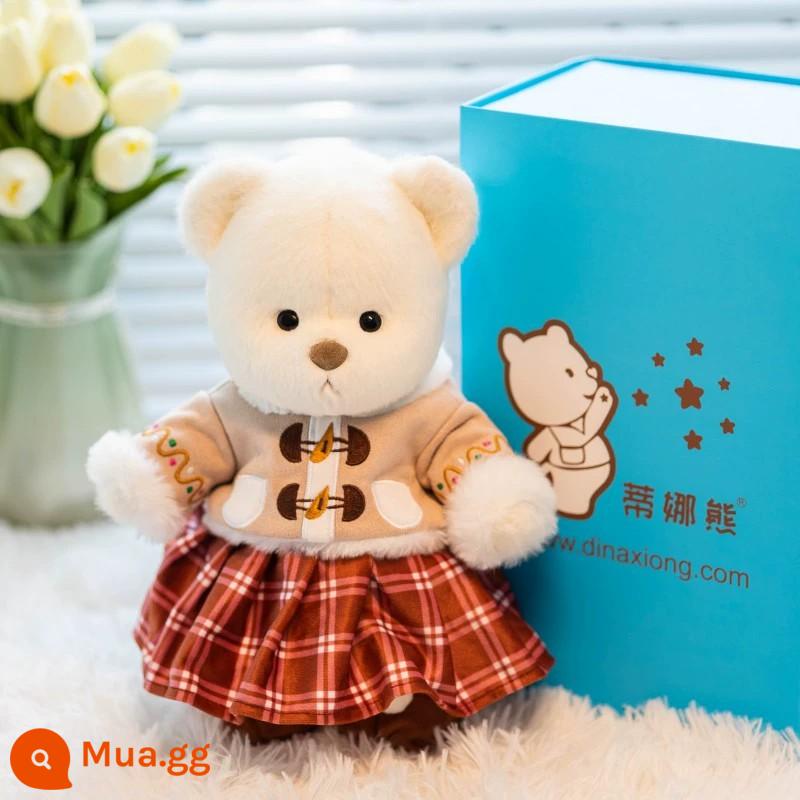 Gấu Tina Gấu Búp Bê Dễ Thương Quà Tặng Sinh Nhật Cho Bạn Gái Người Lớn 18 Tuổi Ngày Tết Lễ Tình Nhân - Phiên bản mới của bộ vest gấu trắng