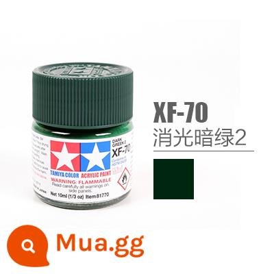 【Mẫu 3G】Mô hình sắc tố sơn Tamiya Sơn gốc nước đặc biệt Dòng mờ XF1-XF24 10mL - XF70 Xanh Đậm II