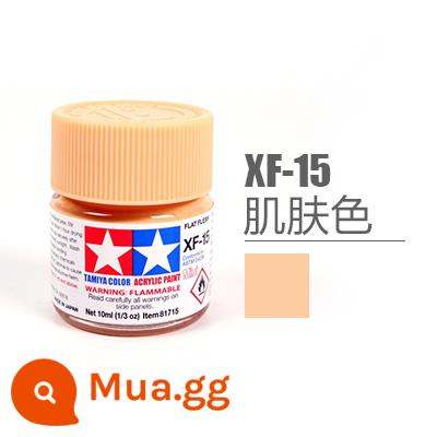 【Mẫu 3G】Mô hình sắc tố sơn Tamiya Sơn gốc nước đặc biệt Dòng mờ XF1-XF24 10mL - Màu da XF15