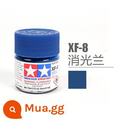 【Mẫu 3G】Mô hình sắc tố sơn Tamiya Sơn gốc nước đặc biệt Dòng mờ XF1-XF24 10mL - XF8 màu xanh