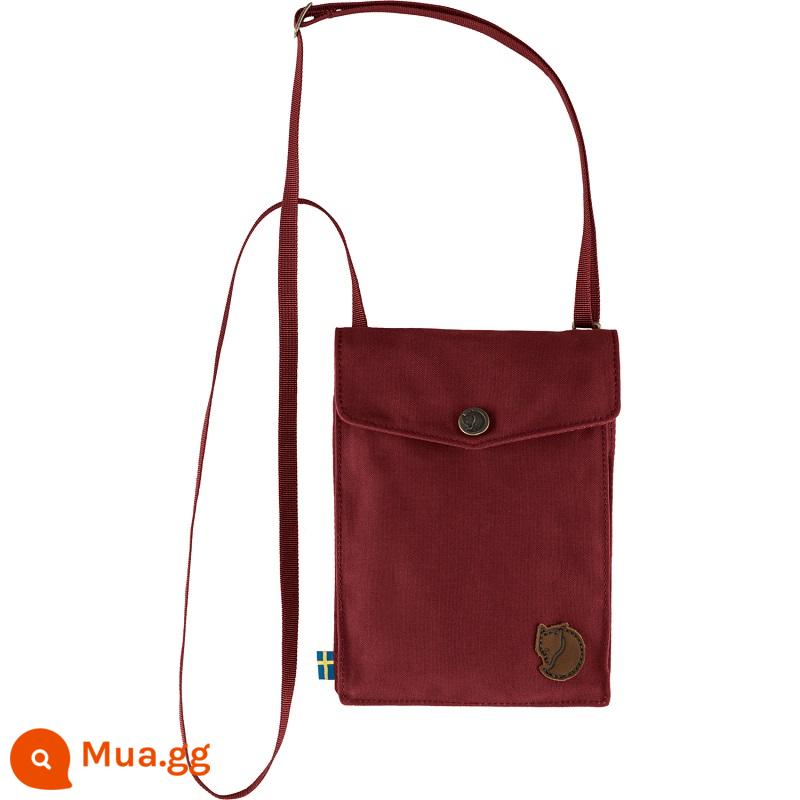 Fjallraven Cáo Bắc Cực Túi Nhỏ Nam Nữ G-1000 Túi Đeo Vai Thời Trang Ngoài Trời Túi Xiên Túi 24221 - 347 Bordeaux đỏ