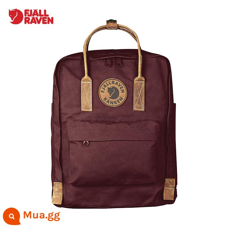 Fjallraven Cáo Bắc Cực G-1000 Ba lô kanken nam nữ du lịch thể thao dã ngoại 23565 - 356 màu nâu đậm tím