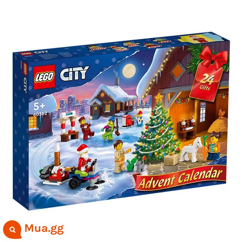 Lego Khối Xây Dựng Dòng Thành Phố Máy Bay Chữa Cháy Những Người Bạn Tốt Bé Trai Và Bé Gái Lắp Ráp Xe Thể Thao Đồ Chơi Hộp Nhỏ Bộ Khởi Đầu - Lịch đếm ngược Giáng sinh 60352