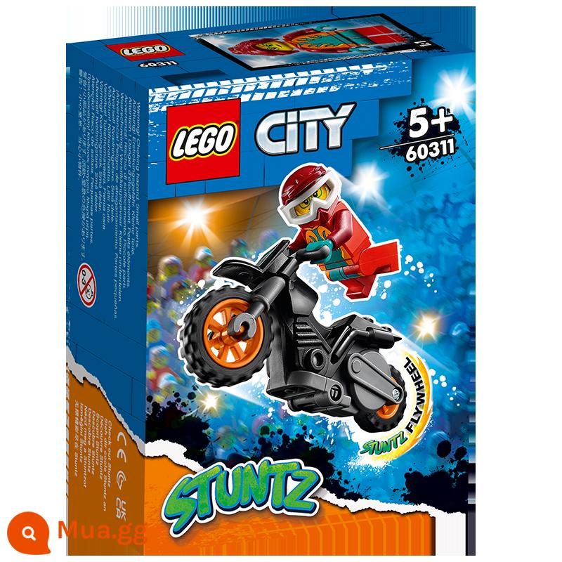 Lego Khối Xây Dựng Dòng Thành Phố Máy Bay Chữa Cháy Những Người Bạn Tốt Bé Trai Và Bé Gái Lắp Ráp Xe Thể Thao Đồ Chơi Hộp Nhỏ Bộ Khởi Đầu - Xe máy đóng thế trưởng phòng cứu hỏa 60311