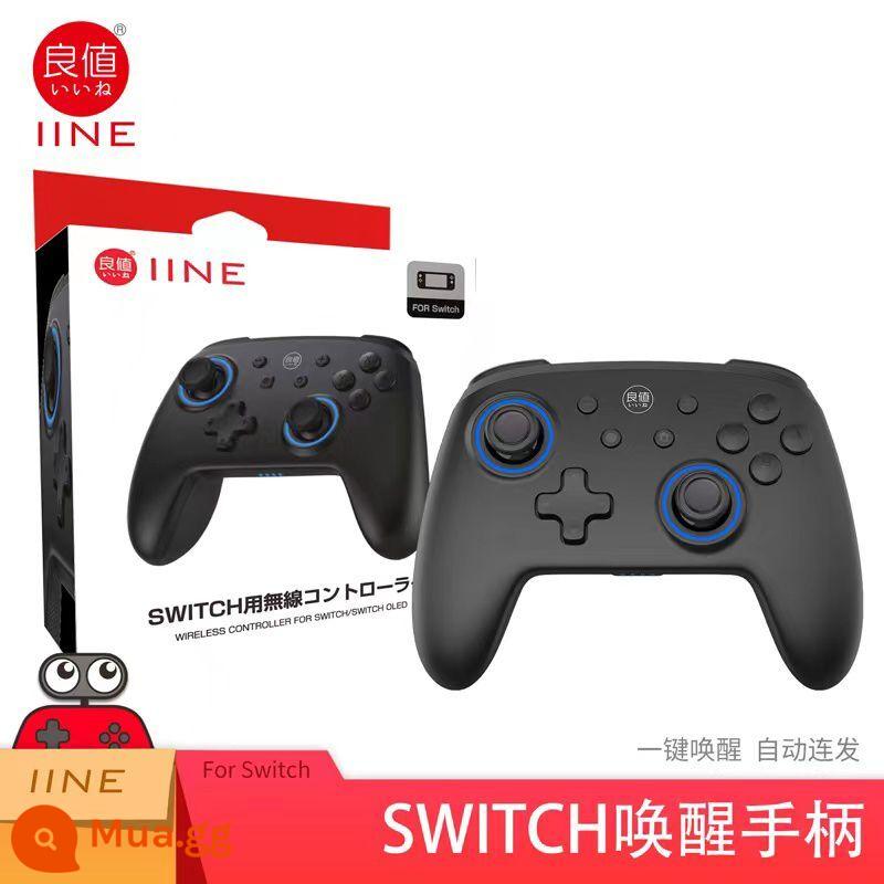 Liangzhi Switch Pro Lang Giá trị không dây Thức dậy Bluetooth GamePad Four -Genation Cat -shaped NS Jet - Giá trị tốt thế hệ thứ hai PLUS tay cầm không dây mới màu đen có đèn báo thức