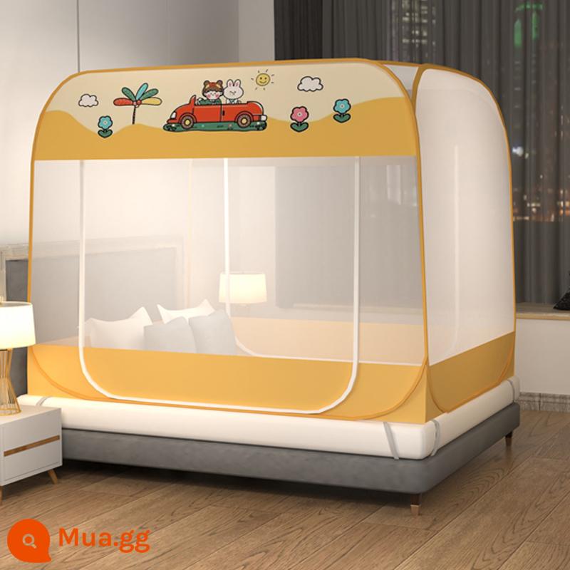 New yurt muỗi mùng hộ gia đình lắp đặt miễn phí phòng ngủ 1,8m lưới chống muỗi được mã hóa tài khoản mô hình chống rơi trẻ em có thể được gấp lại 5 - Happy Bear [Bảo hiểm vận chuyển miễn phí]