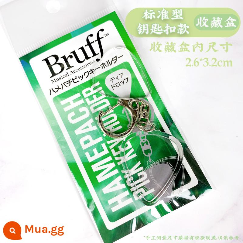 Nhật Bản Núi Phú Sĩ Đàn Guitar Chọn Tam Giác Lớn 1.0Mm Bruff Bass Điện Sáng Tạo Phụ Kiện Ngoại Vi Chọn - Hộp sưu tập kiểu móc khóa tiêu chuẩn