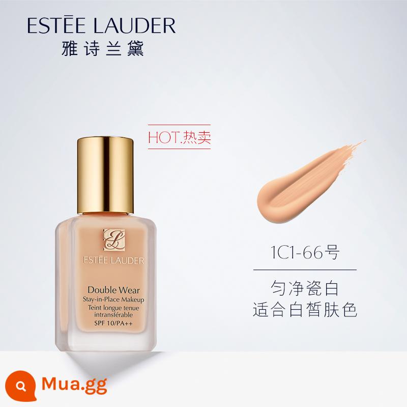 [Li Jiaqi Live Room] Kem nền trang điểm lâu trôi Estee Lauder DW, kem che khuyết điểm lâu trôi và kiểm soát dầu dành cho mẹ có làn da dầu - 1C1#66 (màu da trắng)