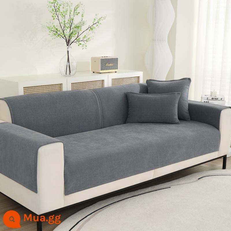 [糯zizi] đệm sofa chenille bốn mùa phổ biến lưng khăn bọc đệm ghế đệm bọc ghế sofa da - Brief Monet Grey đã hết hàng và đã được gỡ khỏi kệ, vui lòng không chụp ảnh.