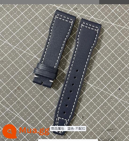 IWC IWC Da Dây đeo phù hợp Pilot Mark Little Prince Strap Original Bettao Fino Bồ Đào Nha - Màu xanh không có khóa