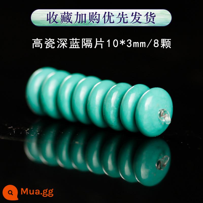 Xanh Ngọc Tự Nhiên Miếng Đệm 6 8Mm Tay Dây 10Mm Không Gian Siêu Tốc Hạt King Kong Xingyue Bồ Đề Handmade Tự Làm Phụ Kiện - Sứ cao cấp xanh xanh 10mm-8 miếng