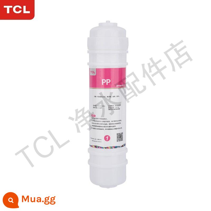 Lõi lọc máy lọc nước TCL TJ-CRO580-5 Bông PP trước và sau màng RO than hoạt tính lõi lọc đặc biệt chính hãng - Bông PP Polypropylen (cấp 1)