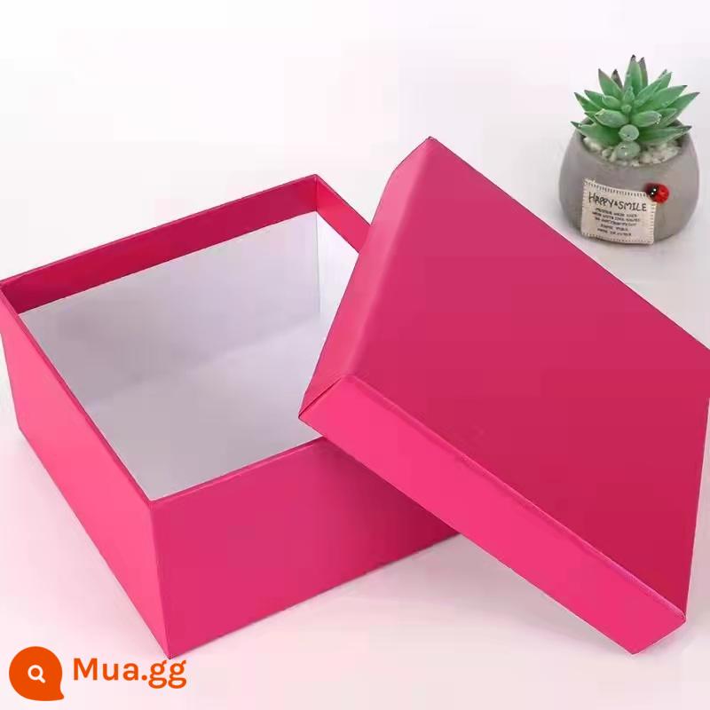 Nhà máy bán hàng trực tiếp tùy chỉnh Fang -Shaped thành lập Hộp quà nhỏ Gói hộp quà đơn giản Hộp quà tặng sáng tạo đơn giản - ngọc trai đỏ hồng