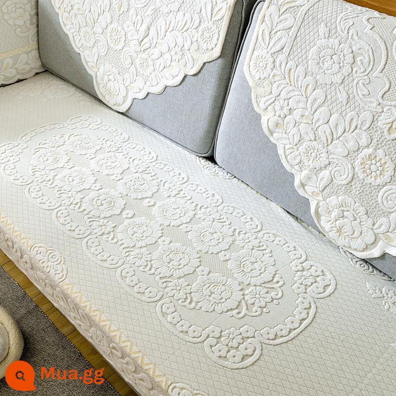 Ren Sofa Khăn Lưng Ghế Sofa Đệm Chống Trơn Trượt Bốn Mùa Đa Năng Khăn Trải Lưng Khăn Tay Ghế Sofa Vải Bọc - Harukaze Juura