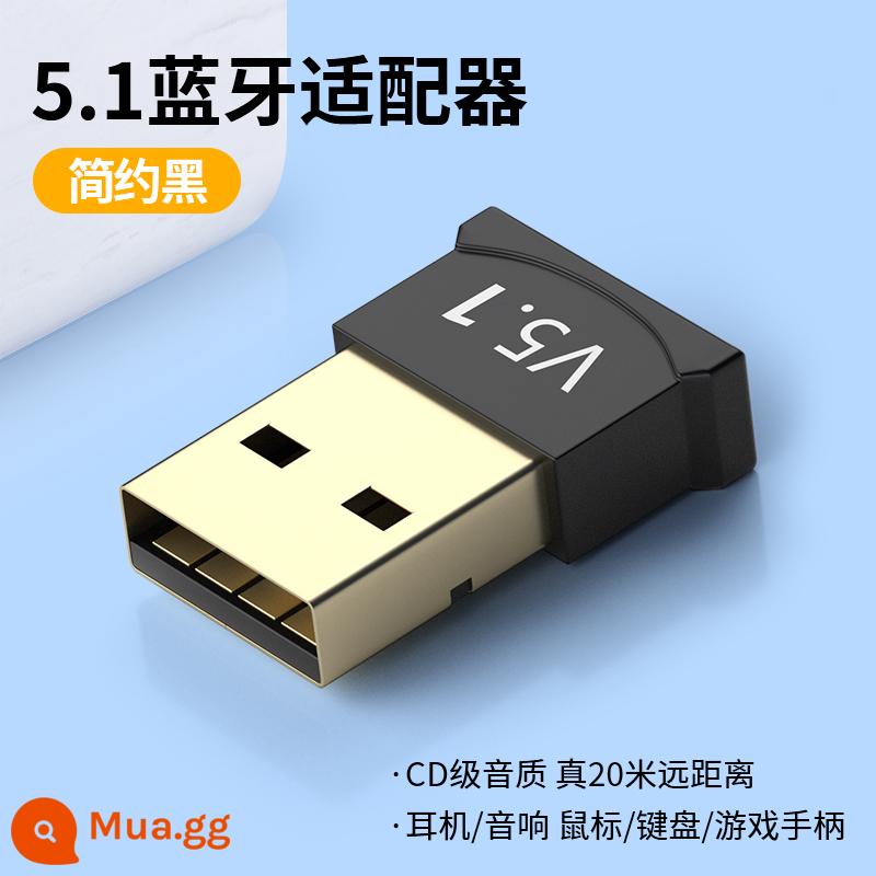 Bộ chuyển đổi Bluetooth 5.0 máy tính để bàn mô-đun USB máy tính xách tay bên ngoài tai nghe không dây chuột thu âm thanh - [Bluetooth 5.1] win8/win10/win11 không cần trình điều khiển, cắm và chạy