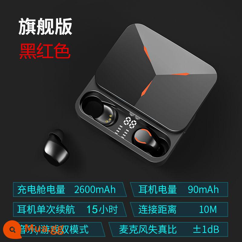 Lenovo TG01 Trò Chơi Tai Nghe Bluetooth Không Dây Thực Sự Giảm Tiếng Ồn Thể Thao Mới Áp Dụng Cho Huawei Apple Xiaomi Nam Và Nữ - Đen|Phiên bản hàng đầu Thể thao điện tử Đèn đỏ [Chế độ trò chơi + Thời lượng pin siêu dài]