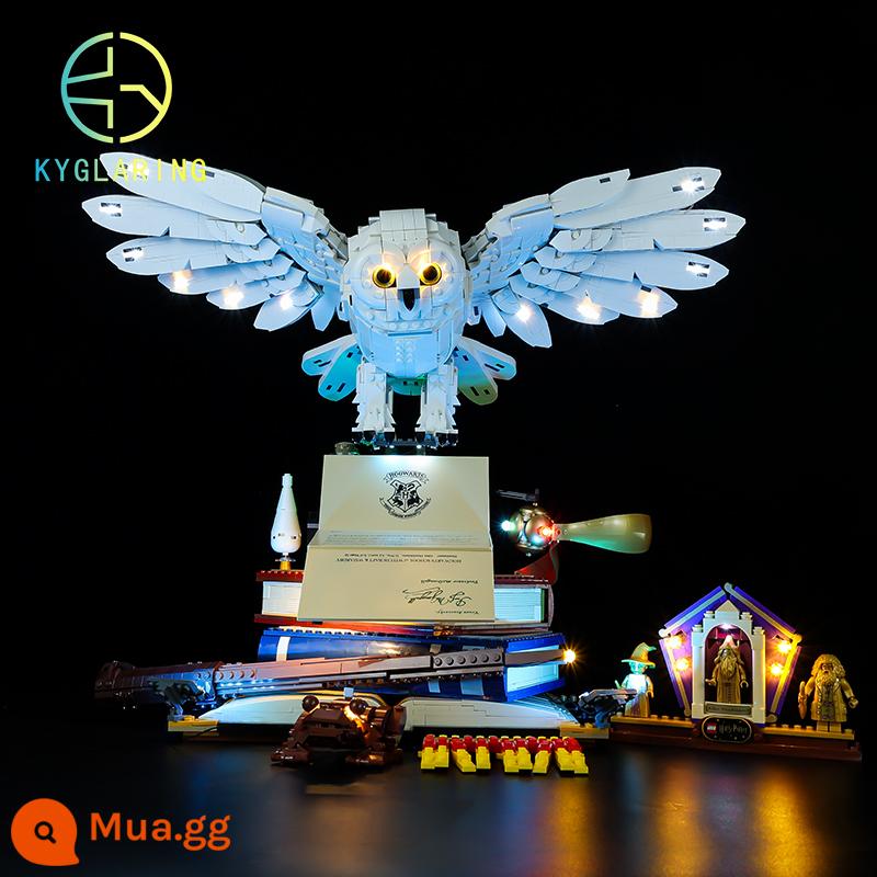 KY có thể được áp dụng đồng đều cho Lego 76391 Harry Potter Owl Hedwig LED khối xây dựng đồ chơi chiếu sáng DIY - Phiên bản đèn khối xây dựng điều khiển từ xa