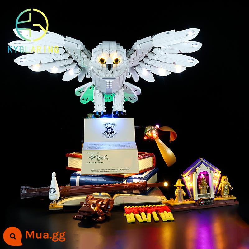 KY có thể được áp dụng đồng đều cho Lego 76391 Harry Potter Owl Hedwig LED khối xây dựng đồ chơi chiếu sáng DIY - Đèn khối xây dựng phiên bản cổ điển (công tắc hồng ngoại)