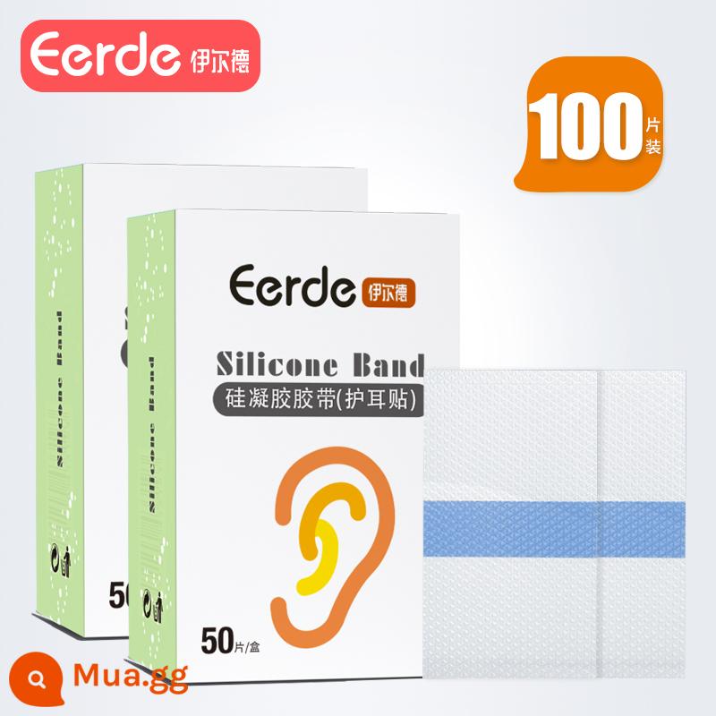 Người lớn tắm bảo vệ tai hiện vật tai chống nước viêm tai giữa bịt tai gội đầu bơi người lớn chống thấm nước hạt tai bịt tai - 100 viên (loại gel silicon dành cho người lớn)