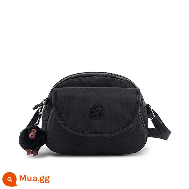 kipling chính thức dành cho nữ 2023 túi mới túi messenger túi đeo vai túi vỏ sò | STELMA - đen