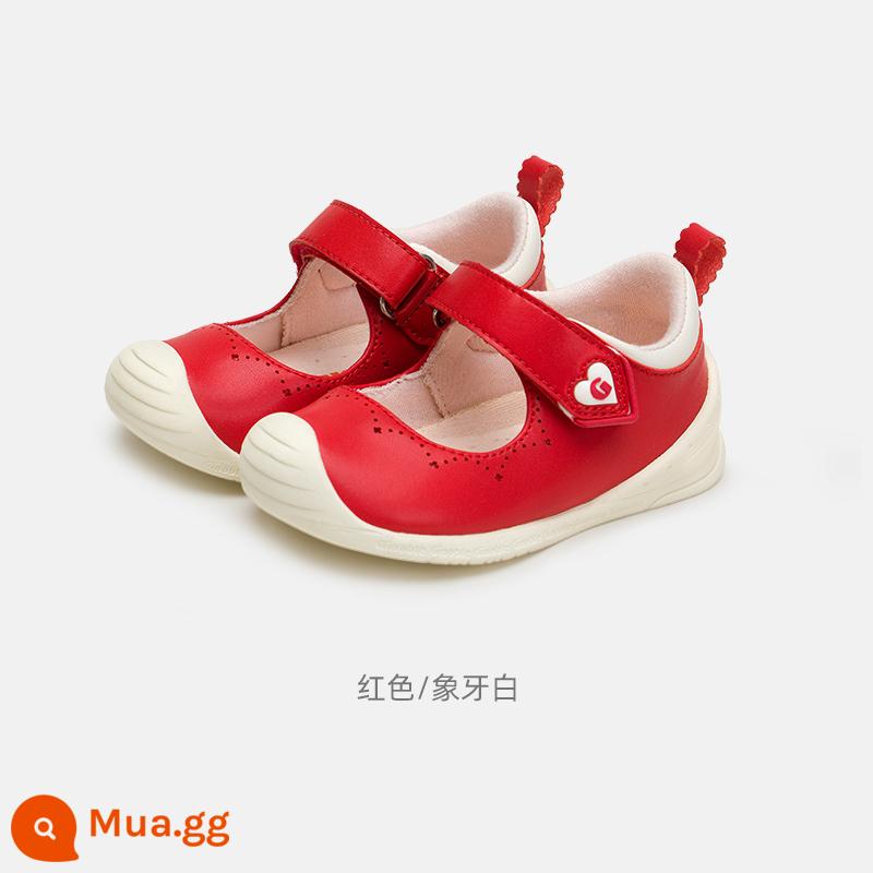 Konipu 2022 Summer Key Shoes Baby Step By Baby Learning Sandal Nam Sweet Shoes TXGB1981 - 1982 màu đỏ/ngà