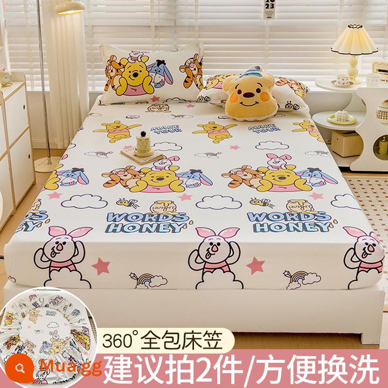 Disney Trang Bị Tấm Đơn Bộ Drap Giường 2023 Mới Giường Simmons Nệm Túi Ngủ Không Nguyên Chất Cotton Chăn Ga Gối - Chân dung gia đình [Được xác thực bởi Disney]