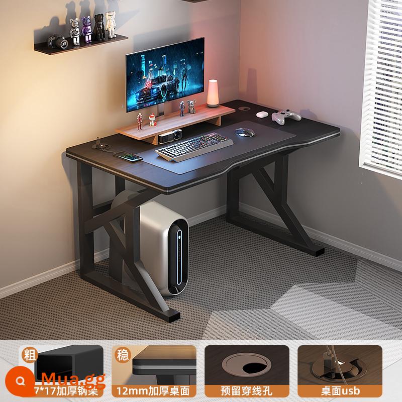 Bàn Máy Tính Bàn Chơi Game Bộ Bàn Ghế Tại Nhà Bàn Phòng Ngủ Bàn Văn Phòng Đơn Giản Workbench Bàn Học - [USB Máy Tính Để Bàn]80x60CM