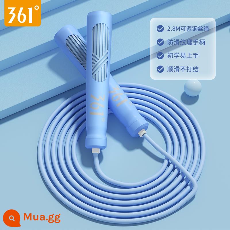 Nhảy dây 361 tập thể dục giảm cân thể thao người lớn đua xe Thần học sinh thi vào trường trung học dành riêng cho người lớn nữ đốt mỡ chuyên nghiệp dây - Cloisonné [tay cầm chống trượt dập nổi/dây PVC có thể điều chỉnh 2,8m]