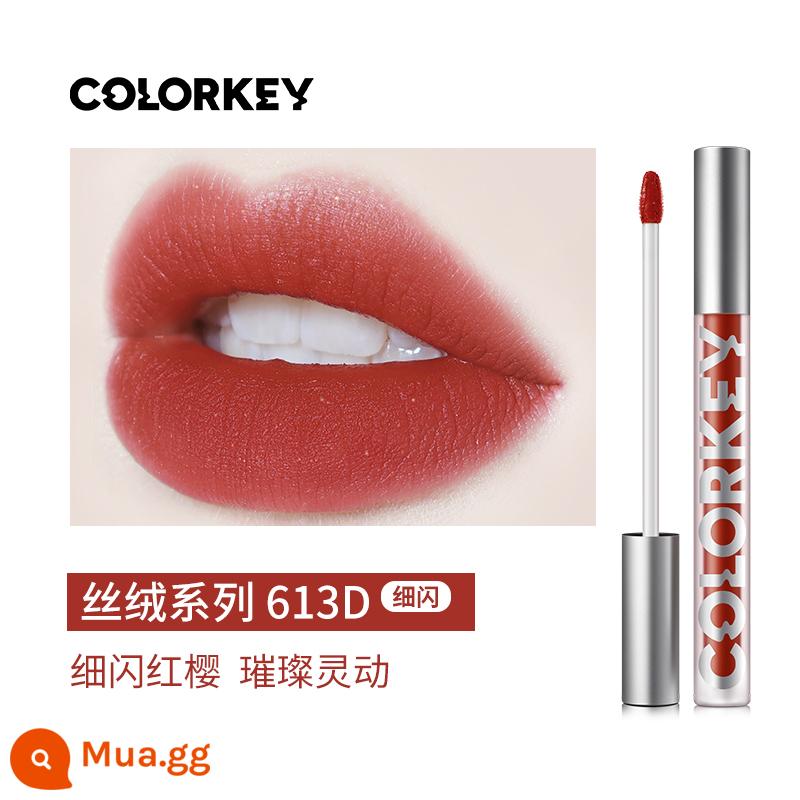 Colorkey Kelaqi kỳ lân son kem không khí nhung mờ mờ nữ sinh mô hình chẵn lẻ son môi tên chung - Màu vàng gừng với nụ hôn đầy sao lung linh 613D