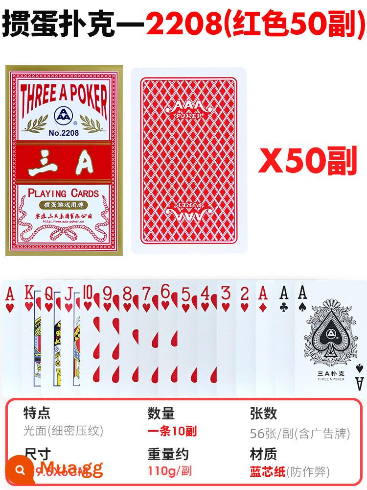 Sỉ full box 100 đôi xi cao cấp custom xi 3a xi chữ to chất lượng cao - Poker đỏ đánh trứng (50 đôi)